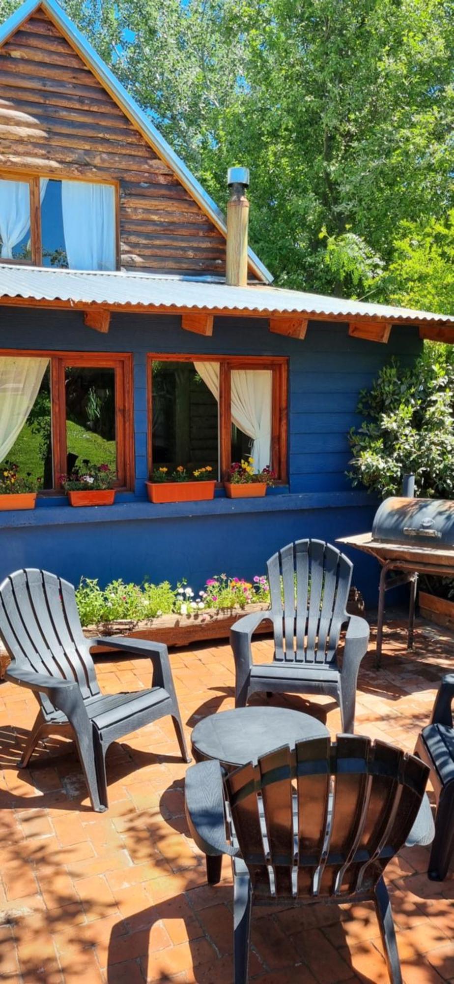 Cabana Azul Trevelín Bagian luar foto